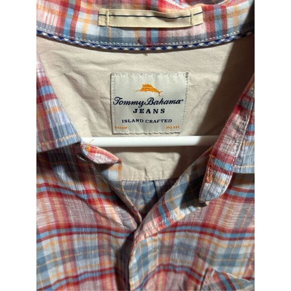 Tommy Bahama Jeans Extra Large (XL) Long Sleeve Island Crafted Button Down Cotto - Picture 8 of 8